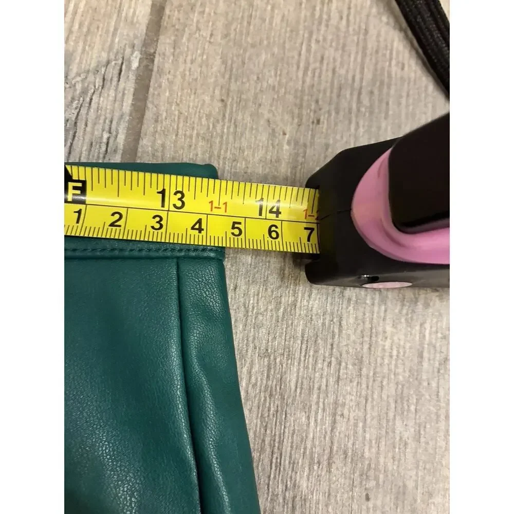 NSR Faux Leather Pencil Midi Skirt - Emerald Green - NWT - Size Medium